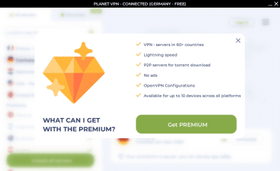 Screenshot of the application Planet VPN - Free VPN Proxy - #5