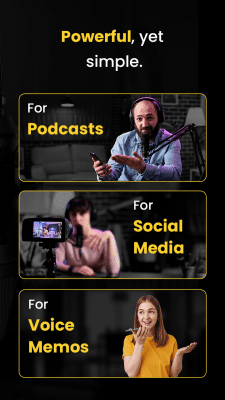 Screenshot of the application AudiOn - Record & Edit audio - #2