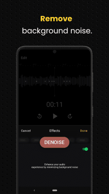 Screenshot of the application AudiOn - Record & Edit audio - #5