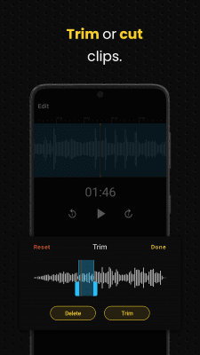 Screenshot of the application AudiOn - Record & Edit audio - #6