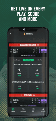Screenshot of the application Caesars Sportsbook - #3