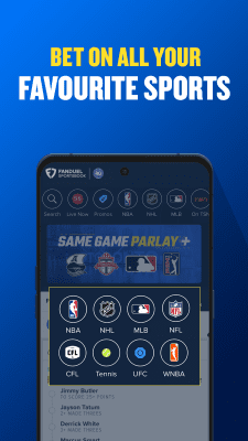 Screenshot of the application FanDuel - #2