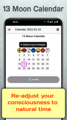 Screenshot of the application DreamSpell: Tzolkin Calendar - #5