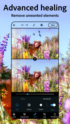 Screenshot of the application Adobe Photoshop Express - #7