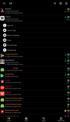 Screenshot of the application Lucky Patcher - #3