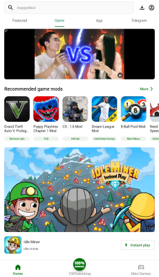 Screenshot of the application HappyMod - #2