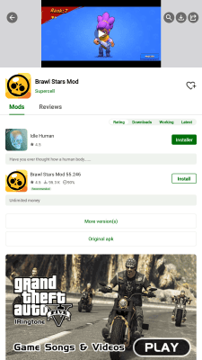 Screenshot of the application HappyMod - #3