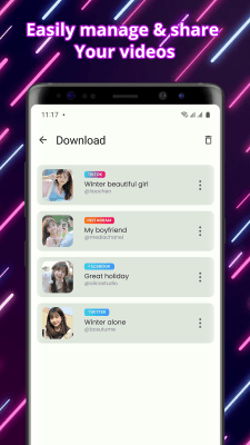 Screenshot of the application SnapTik - #4