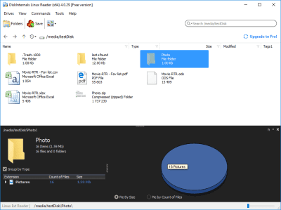 Screenshot of the application Linux Reader - #4