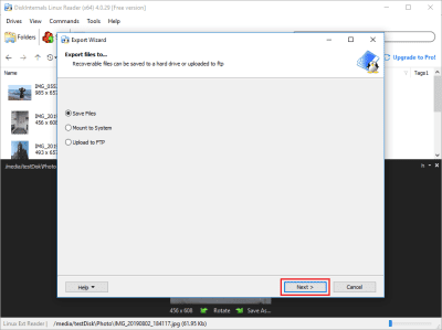 Screenshot of the application Linux Reader - #6
