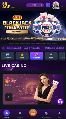Screenshot of the application 55 ACE - #4