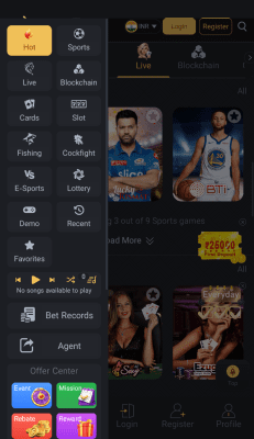 Screenshot of the application Goldsbet - #3