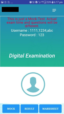 Screenshot of the application NCVT MIS Marksheet - #4