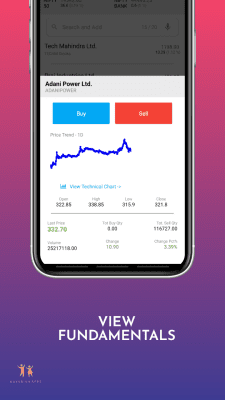 Screenshot of the application Paper Trading - #4