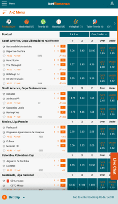 Screenshot of the application Betbonanza - #4