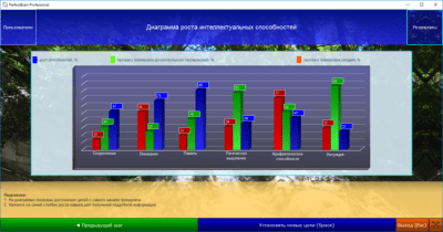 Screenshot of the application PerfectBrain - #6