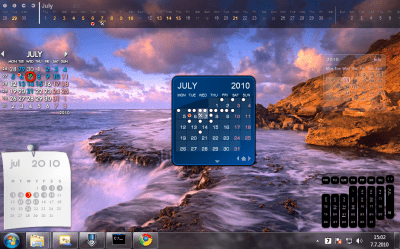 Screenshot of the application Rainlendar - #2
