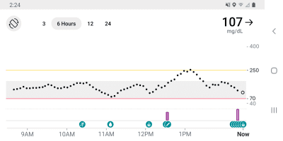 Screenshot of the application Dexcom G7 - #4