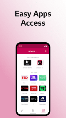 Screenshot of the application LG TV Remote - #4