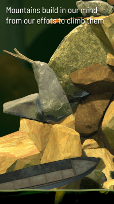 Screenshot of the application Getting Over It - #4