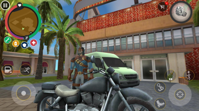 Screenshot of the application Rope Hero: Mafia City Wars - #8