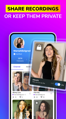 Screenshot of the application Smule - #7