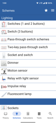 Screenshot of the application Electrician's Handbook (free) - #3