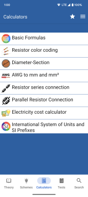 Screenshot of the application Electrician's Handbook (free) - #4