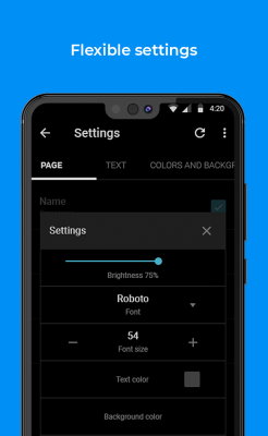 Screenshot of the application FullReader - #6