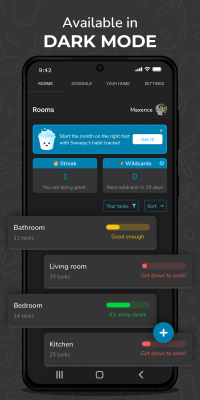 Screenshot of the application Sweepy - #5