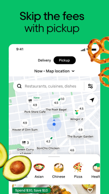 Screenshot of the application UberEATS: fast food delivery - #5