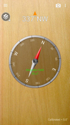 Screenshot of the application Compass : Smart Compass - #3