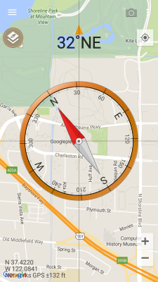 Screenshot of the application Compass : Smart Compass - #4