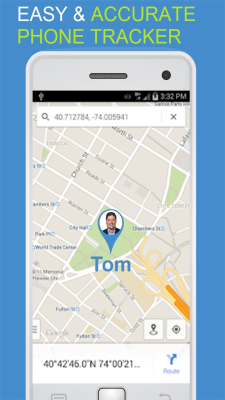 Screenshot of the application Tracking by phone number - #1