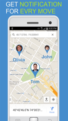 Screenshot of the application Tracking by phone number - #3