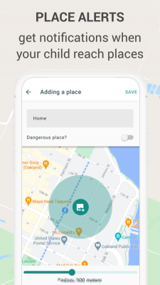 Screenshot of the application KidControl Family GPS tracker - #3