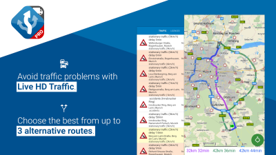 Screenshot of the application MapFactor Navigator Truck Pro - #4
