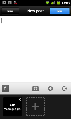 Screenshot of the application Current GPS Location - #4
