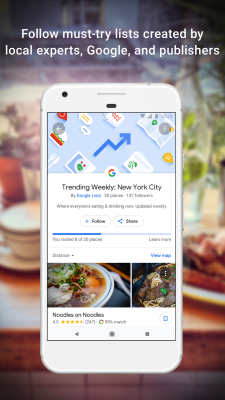 Screenshot of the application Google Maps - #4