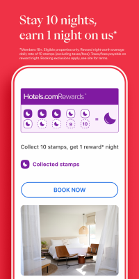 Screenshot of the application Hotels.com - #6
