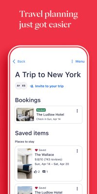 Screenshot of the application Hotels.com - #7