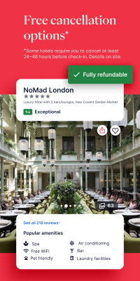 Screenshot of the application Hotels.com - #8