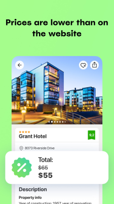 Screenshot of the application Ostrovok.ru - #3