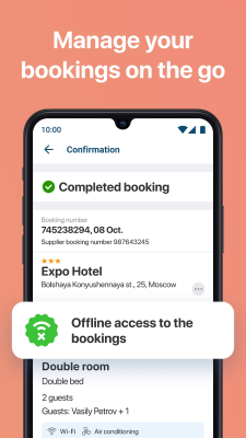 Screenshot of the application ZenHotels - #5