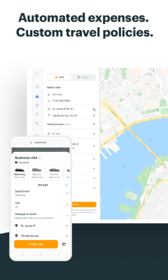 Screenshot of the application Gett: delivery and cab in one - #4
