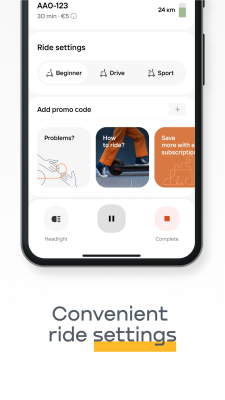 Screenshot of the application Whoosh - #5