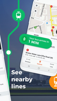 Screenshot of the application Moovit: Bus & Train Schedules - #3
