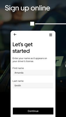 Screenshot of the application Uber Driver - #3