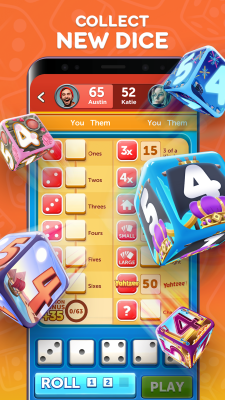Screenshot of the application YAHTZEE with Buddies - #6