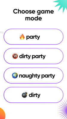 Screenshot of the application Truth or dare - a game for adults - #3